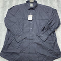 Stacy Adams Modern Fit Vintage Geometric Diamond Print Men's Shirt Retro 3XL Unisex