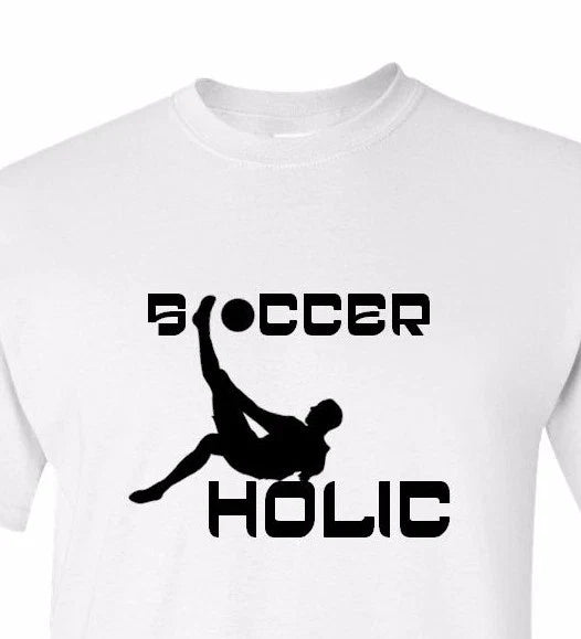 Soccer Holic Shirt Soccerholic Soccer Addict Fathers Day Tee Sport Hobby Unisex