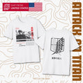 Levi Ackerman Attack on Titan shirt | Anime manga panel graphic tee Unisex