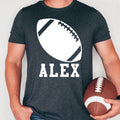 Personalised Football Shirt Custom Name Sports Tee Team Gift For Him Xmas Tops Unisex