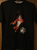 Tony The Tiger (Playing Soccer) - “Earn Your Stripes”- 2008 Black Shirt -Adult M Unisex