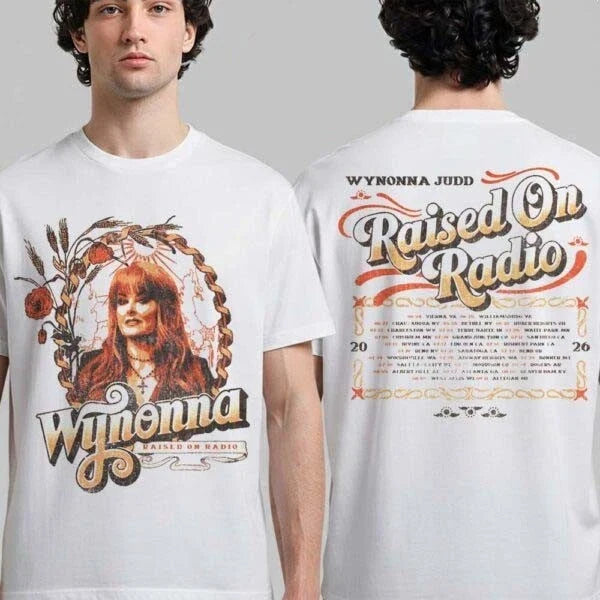 Wynonna Judd Raised On Radio Tour 2026 Merch Portrait Unisex