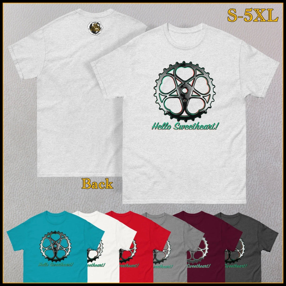 AS&CO Hello Sweetheart (S-5XL) - Schwinn, skiptooth, prewar, sprocket Unisex