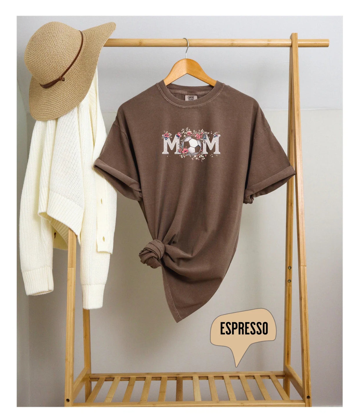 Comfort Colors Soccer Mom , Perfect Gift for Mother's Day, Sports mom Unisex