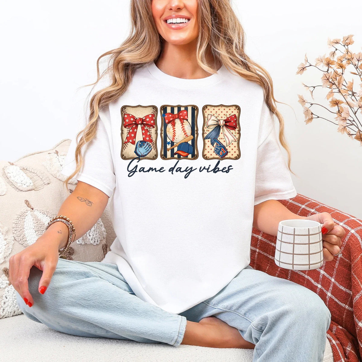 Game Day Vibes Baseball Tee | Sports Fan Shirt, Baseball Lover Gift For Anyone Unisex