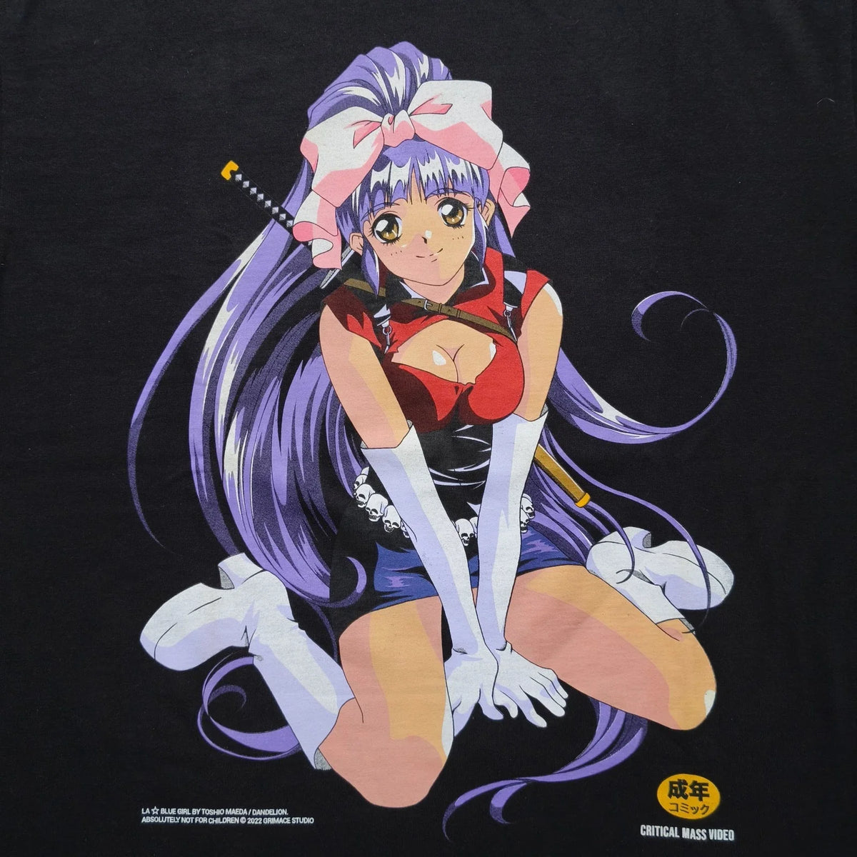 La Blue Girl 2022 Very Rare Anime Boot Shirt Unisex