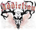 Hunting t shirt Dixie Land Outdoors Addiction Archery apparel Deer Skull Unisex