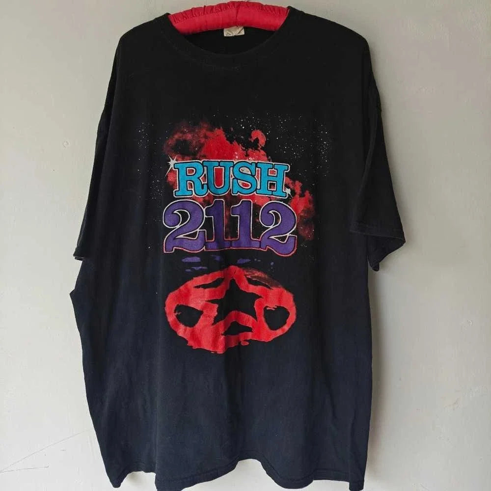 Vintage Rush 2112 Rock band shirt Unisex