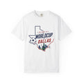 World Cup Dallas Map Soccer | Texas Skyline Tee Unisex