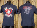 Vintage Styles Bang Tango Psycho Cafe Concert T Shirt 1989 Navy Unisex