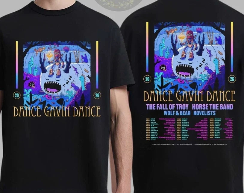 Dance Gavin Dance Summer North America Tour 2026 Schedule Unisex