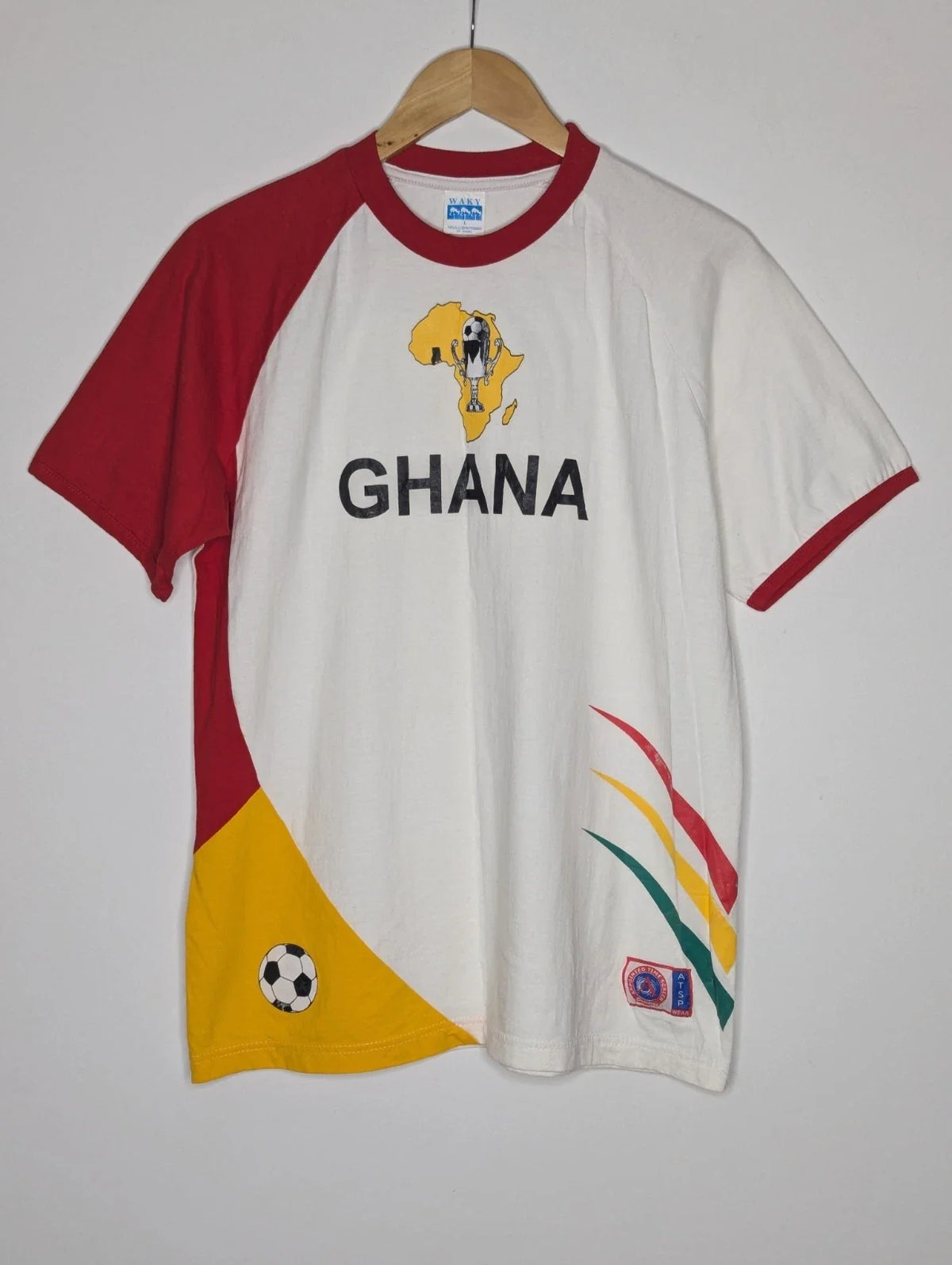 Vintage Ghana Football Soccer ATSP Wear Men's Large Unisex