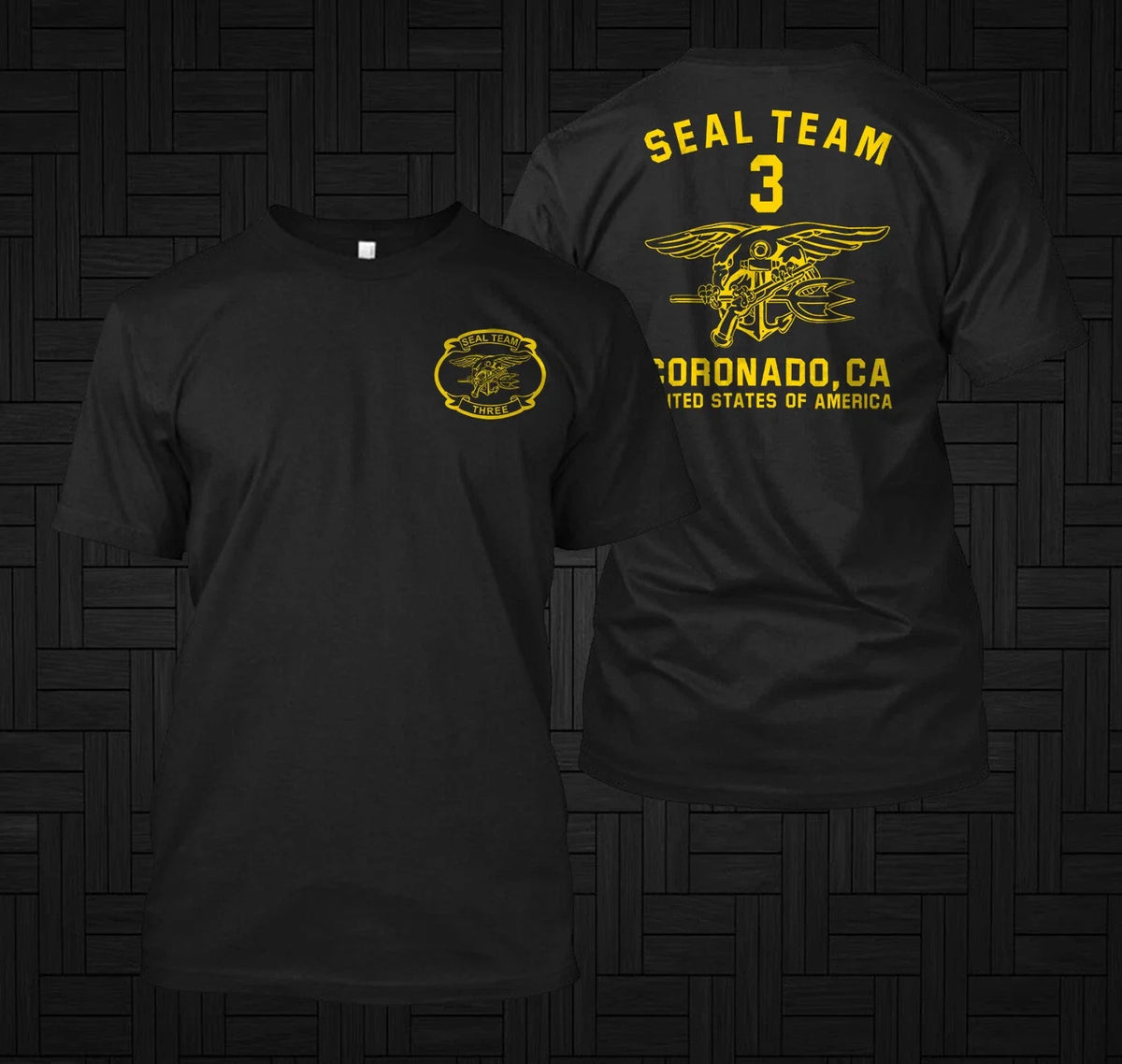 Navy SEAL Team Three DEVGRU Coronado US Special - custom men's Tee Unisex