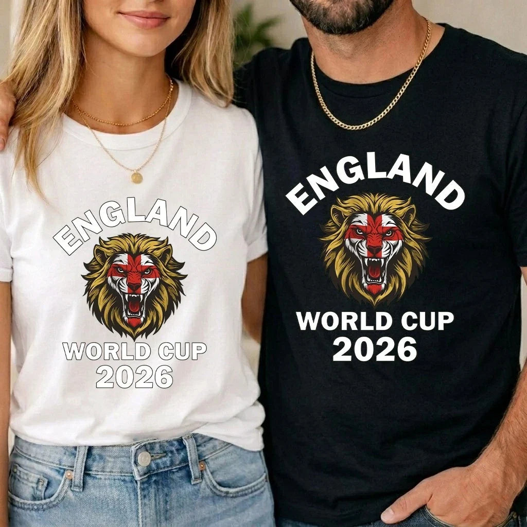 ENGLAND World Cup 2026 Unisex Kids Football Coming Home Soccer Tee Gift Unisex