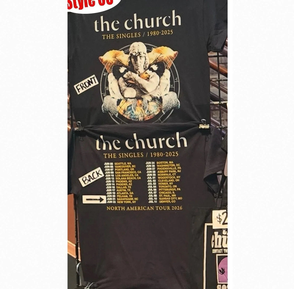 The Church 2026 North America Tour 2026 Reprint Unisex