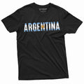 Argentina Argentinian Flag National Patriotic Tee shirt Argentine Shirt Unisex