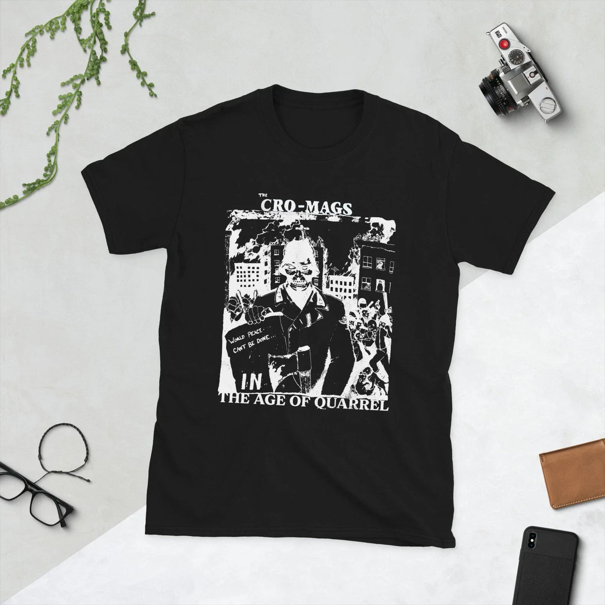 CRO MAGS - Age of Quarrel NYHC Vintage 80s Rep Unisex