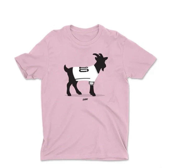 Pink T Shirt Goat 10 Messi Inter Miami - Football Futbol Soccer Adult Small Unisex