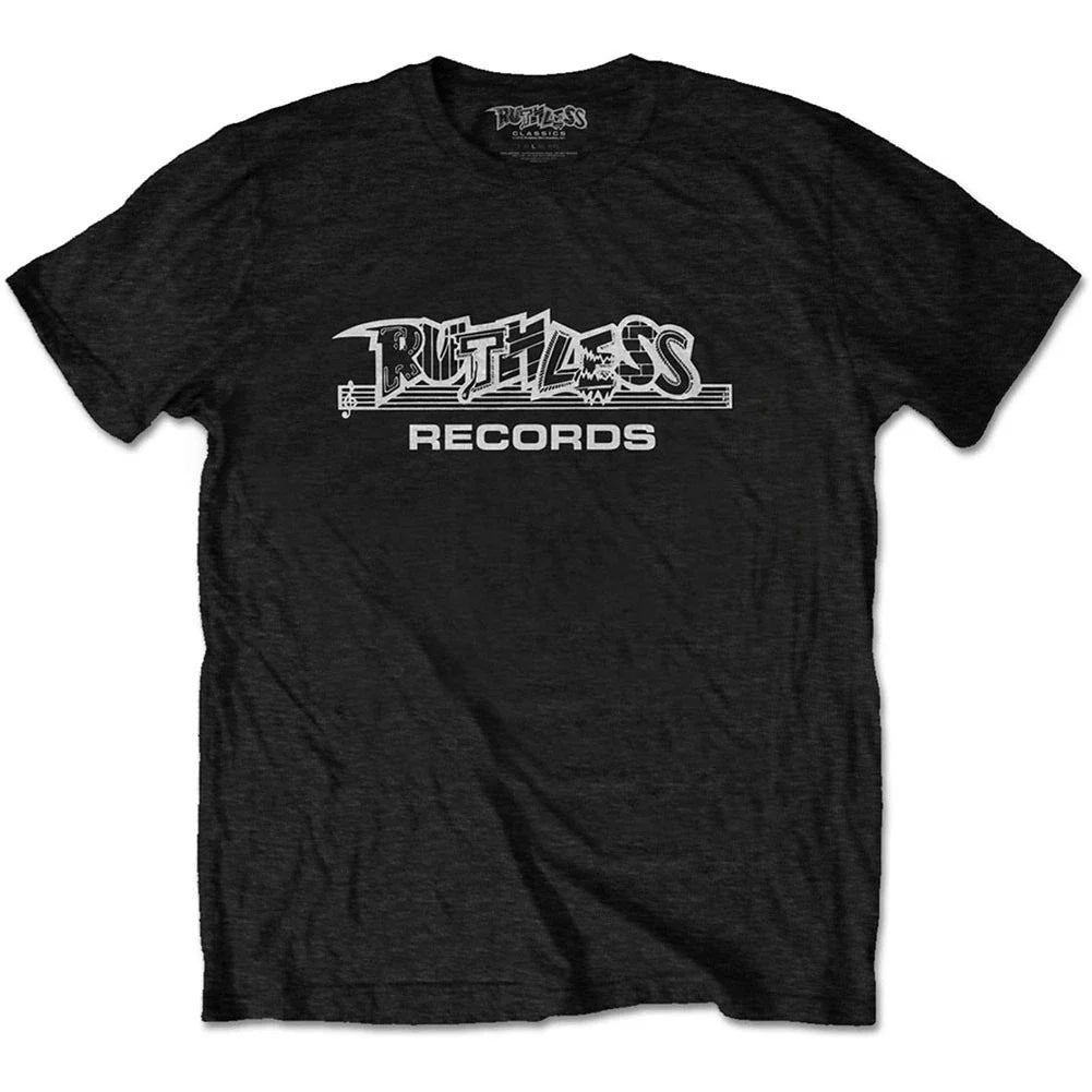 Men's N.W.A. Ruthless Records Logo Slim Fit Medium Black Unisex