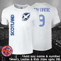 Scotland Football Fan Personalised Mens Ladies Kids Euros World Cup Unisex