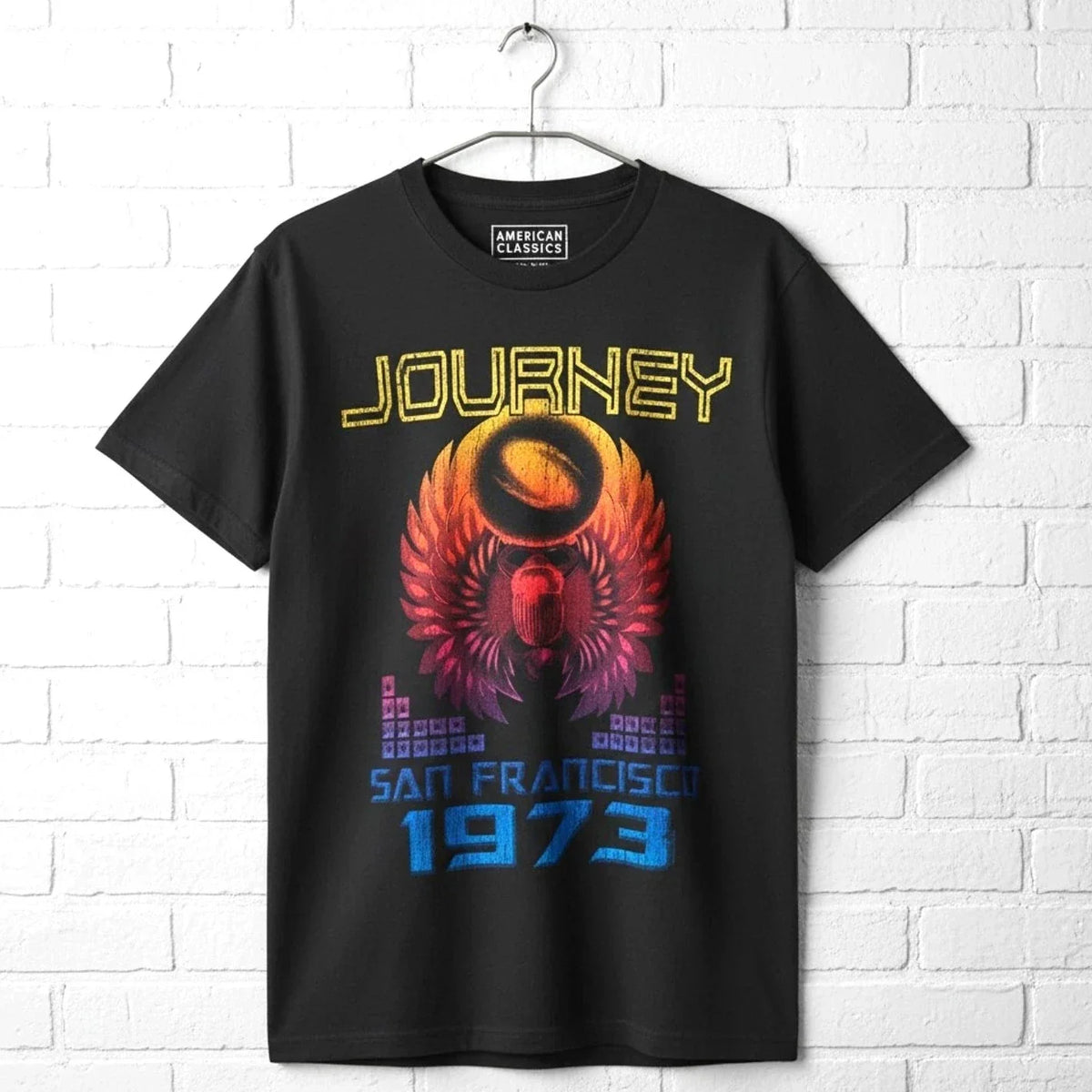 Journey San Francisco 1973 Tour Men's T Shirt Unisex