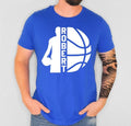 Personalised Basketball Shirt Custom Name Sports Tee Team Gift Xmas Presents Top Unisex