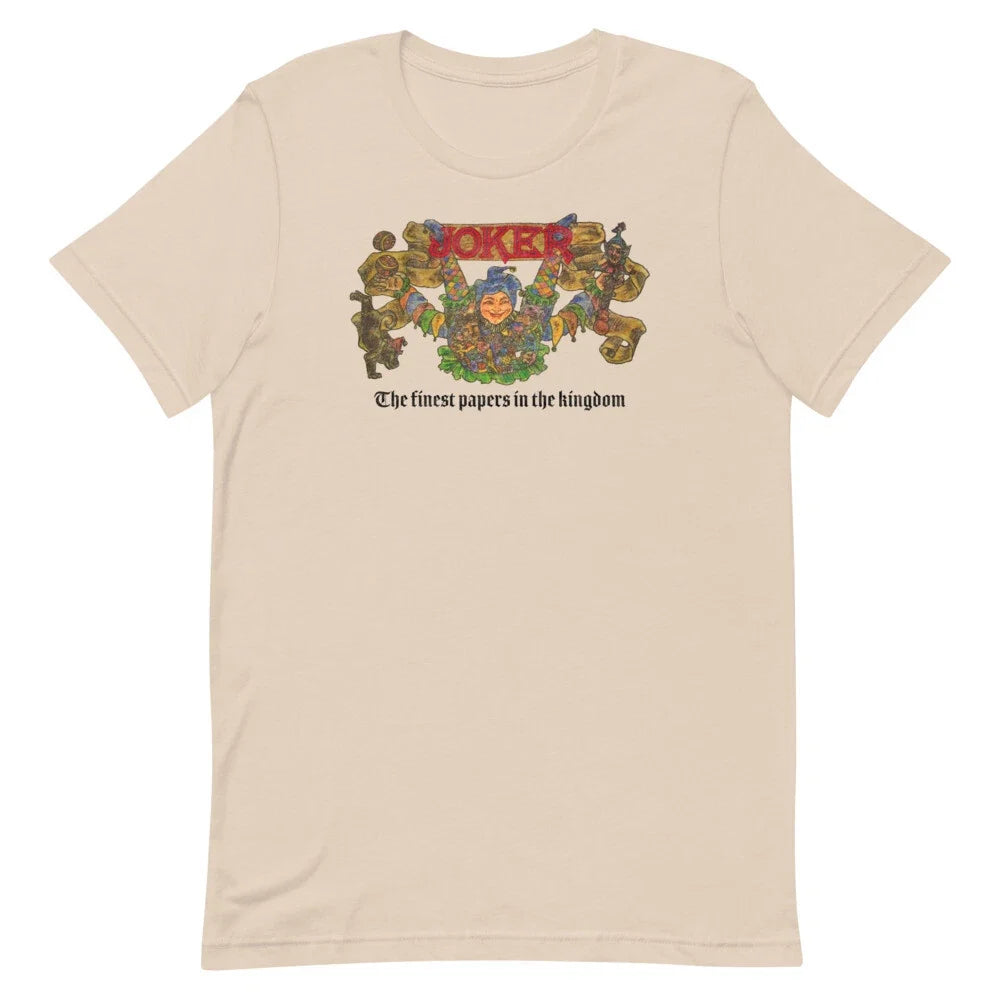 JOKER ROLLING PAPERS Graphic Tee Shirt 70s Style Unisex Unisex