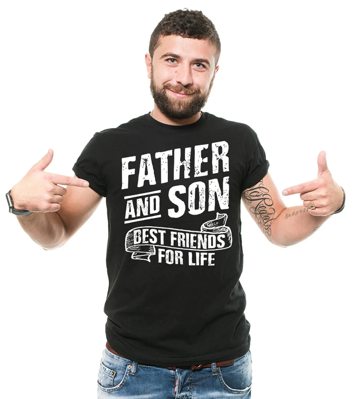 Father And Son Best Friends For Life Shirt Father Shirts Gift From Son Dad Shirt Unisex