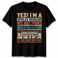 Spoiled Husband Awesome Relationships Husband Wife Mens Women Tee Slogan Unisex