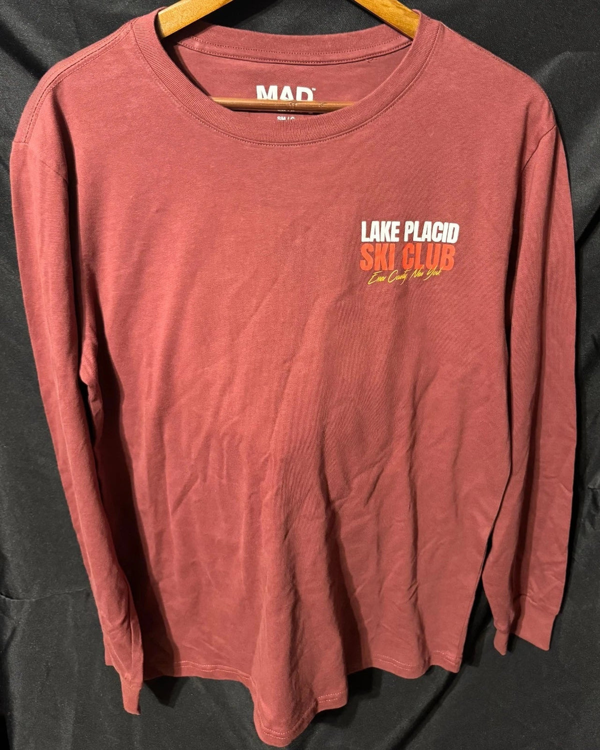 Men's XXL MAD ENGINE Lake Placid Ski Club long sleeve shirt NWT Unisex