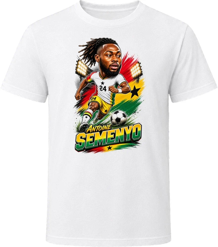 Antoine Semenyo, Ghana Caricature Soccer 2026 T Shirt Unisex