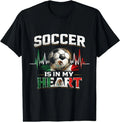 Soccer is in My Heart Team Mexico Game Day Football Fan Unisex