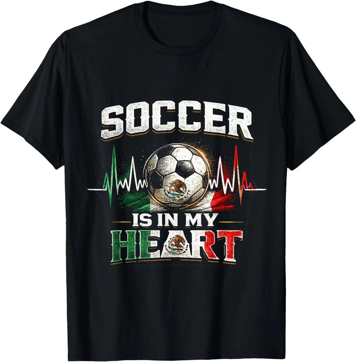 Soccer is in My Heart Team Mexico Game Day Football Fan Unisex