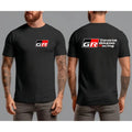 Toyota GR Gazoo Racing Logo Tshirt Front and Back Unisex Black Tee L Unisex