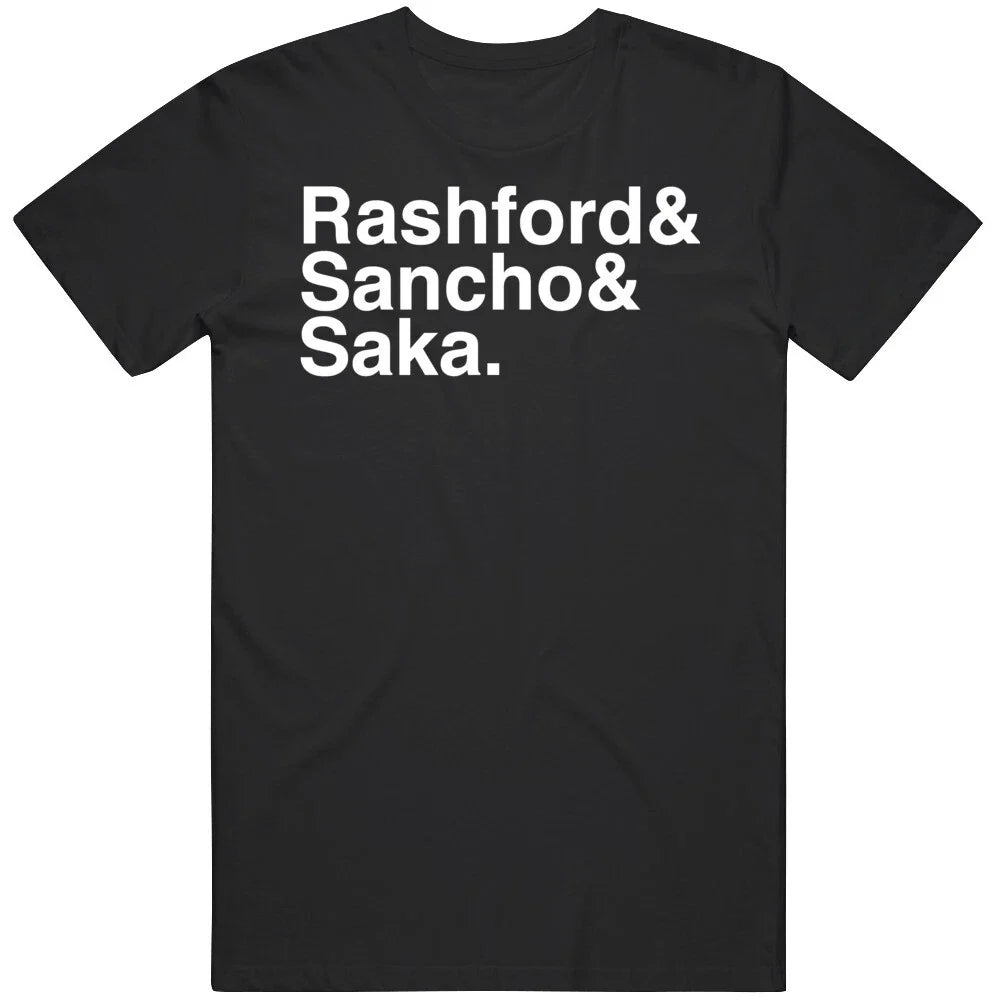 3 Kings Rashford Sancho Saka England Soccer Fan T Shirt Unisex