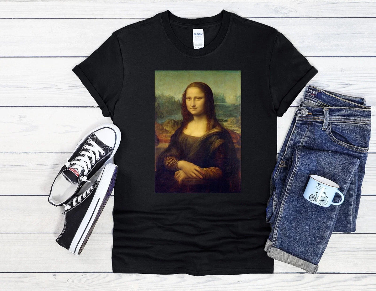 Mona Lisa Portrait Da Vinci Men Women Unisex Baseball T Shirt Top 1713 Unisex