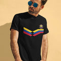 Mens COLOMBIA Retro Strip Football World Cup 2026 Kit Jersey Columbian Unisex
