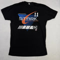 Stark Industries Men's Graphic Size S Black Short Sleeve Motor Racing Unisex