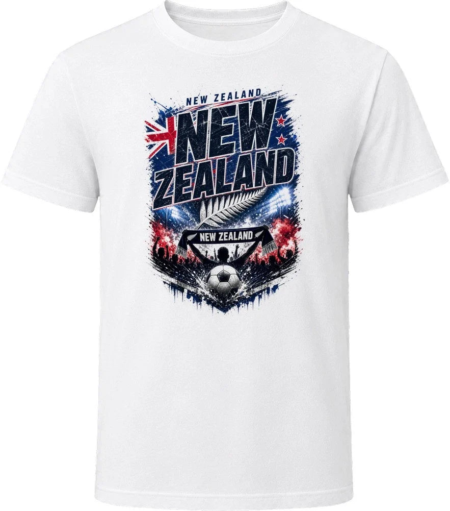 New Zealand New Zealand Soccer Football National Supporters T Shirt Unisex