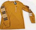 Converse Mens Long Sleeve T Shirt L Large Logo Star Graphics on Sleeves & Chest Unisex