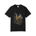 Burned Forest Wildland Firefighter T-Shirt Black Front Print Comfort Colors 1717