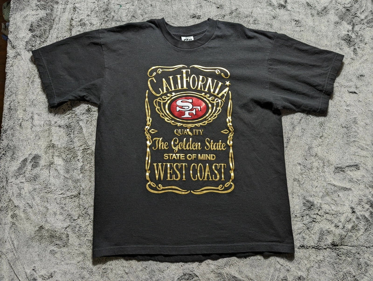 Athletic Pro Short Sleeve T Shirt Men's Size XL Black San Francisco Unisex