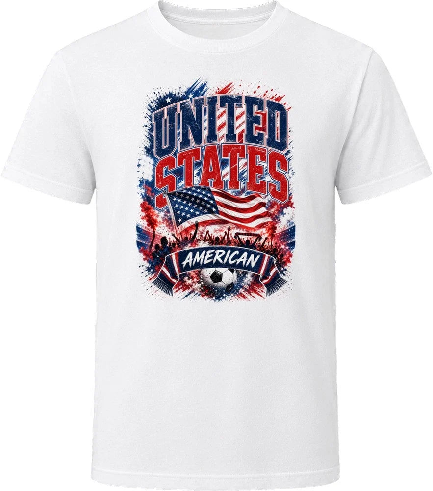 United States American Soccer Football National Supporters T Shirt Unisex
