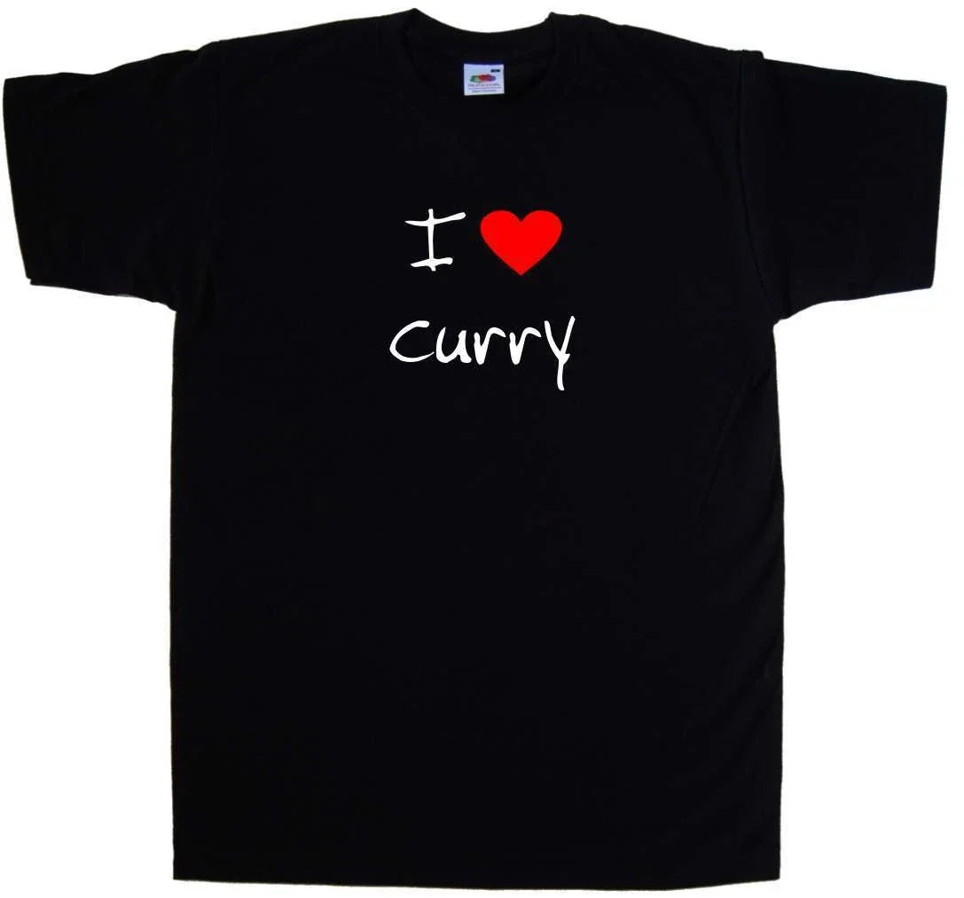 I Love Heart Curry Unisex