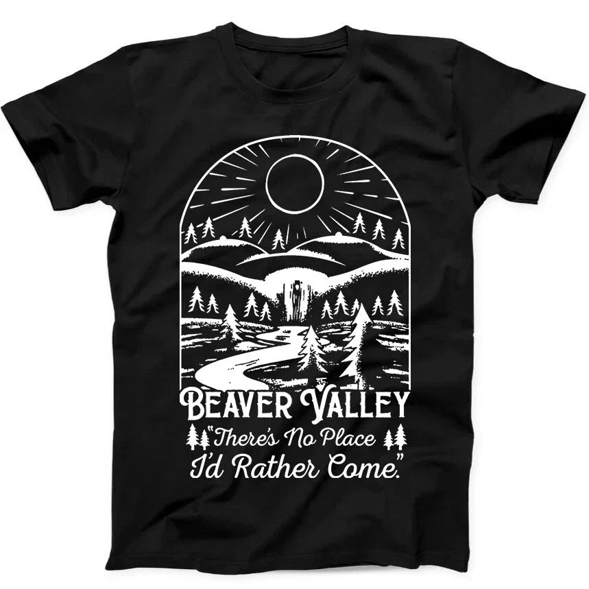 Beaver Valley Boobs There's No Sex Rude Offensive Funny Gift Black T Shirt 161 Unisex
