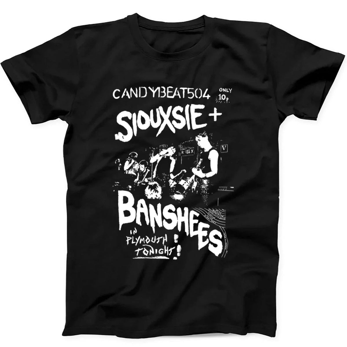 Siouxsie and the Banshees Candy Beat Poster Retro T Shirt 603 Unisex