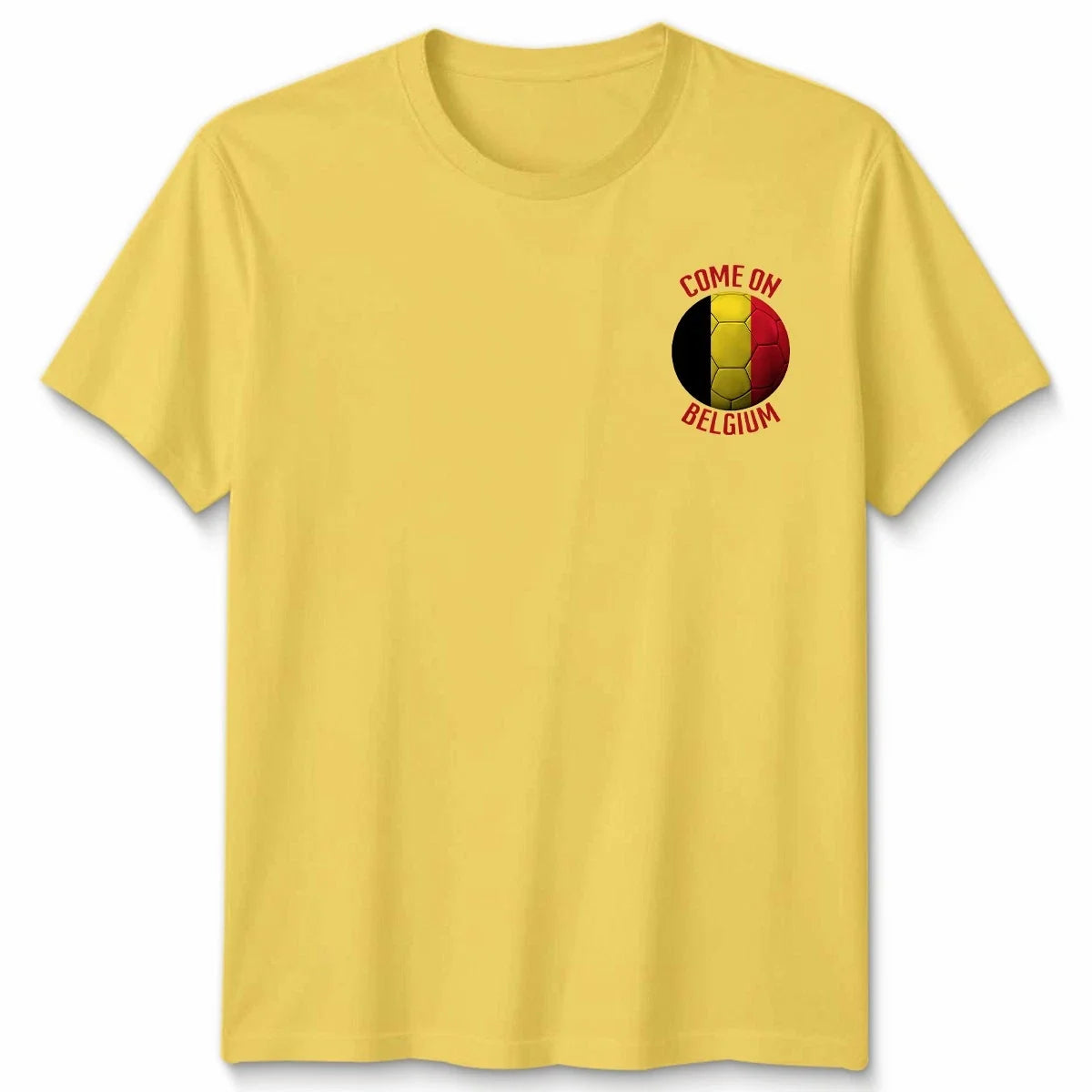 Come On Belgium Football Unisex Kids Country Pride Soccer Tee #WC Unisex