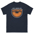 Los Angeles LA Aztecs Soccer Navy Graphic T shirt classic tee Unisex