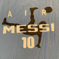 Messi Shirt Mens 2XL Light Blue Air Parody 10 Soccer Football Graphic Gildan Unisex