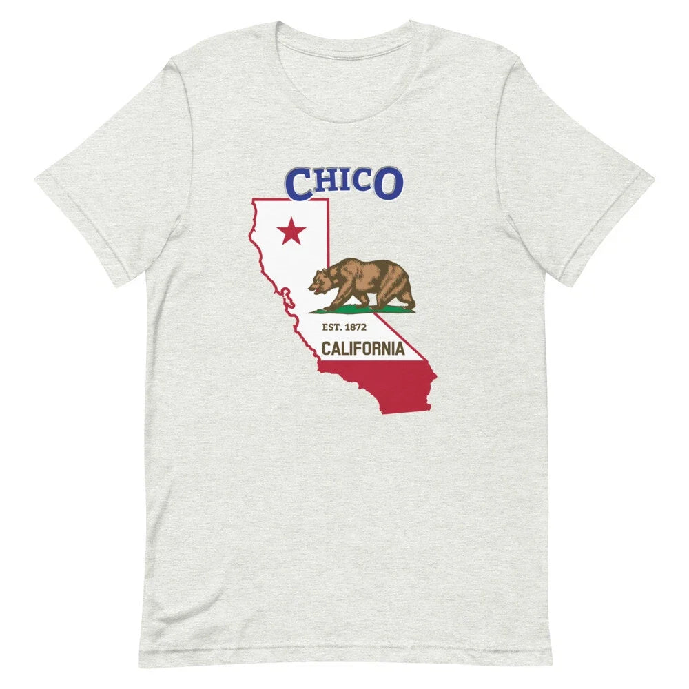 Chico California Home Town Pride Native City-State Souvenir Graphic Tee Unisex
